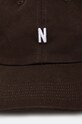 Bavlnená šiltovka Norse Projects Twill Sports Cap N80.0001.2022 hnedá AW24