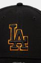 New Era șapcă de baseball din bumbac TEAM OUTLINE 9FORTY® LOS ANGELES DODGERS 60565117 negru AW24