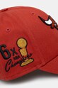 New Era berretto da baseball in cotone FLOWER ICON 9FORTY® CHICAGO BULLS 60565525 rosso AW24