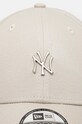 New Era cotton baseball cap METALLIC PIN 9FORTY® NEW YORK YANKEES 60565151 beige AW24