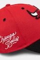 New Era cotton baseball cap NBA SIDE PATCH 9FORTY® CHICAGO BULLS red 60565137
