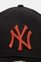 Бавовняна бейсболка New Era LEAGUE ESSENTIAL 9FORTY® NEW YORK YANKEES 60565099 чорний AW24