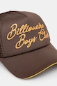 Кепка Billionaire Boys Club Script Trucker Cap B24470 коричневий AW24