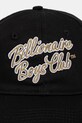 Бавовняна бейсболка Billionaire Boys Club Script Logo Dad Cap B24472 чорний AW24