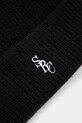 Sporty & Rich czapka SRC Wool AC031514302BA01 czarny AW24
