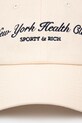 Памучна шапка с козирка Sporty & Rich NY Health Club AC040514043CR01 бежов AW24