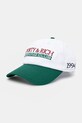 Sporty & Rich czapka z daszkiem bawełniana Finish Line bawełna biały AC040514167WH01
