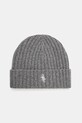 Sporty & Rich wool beanie SRC Wool Cashmere wool gray AC066506302GY03