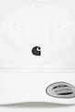 Carhartt WIP cotton baseball cap Madison Logo Cap I023750.00AXX white SS25