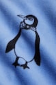 Детская шапка Mini Rodini Penguin 1100009560 голубой AW24
