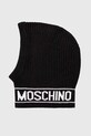 Вовняний капор Moschino чорний M3136.65414
