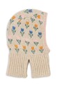 Девочка Детская шерстяная балаклава Konges Sløjd BELOU TULIPE KNIT BALACLAVA KS101429 бежевый