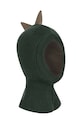 Detská vlnená kukla Konges Sløjd ANIMAL BALACLAVA KS101211 zelená AW24