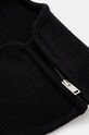 AMBUSH cagulă din lână Rib Knit Balaclava BMLC002F24KNI0011000 negru AW24