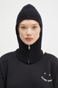 AMBUSH cagulă din lână Rib Knit Balaclava negru BMLC002F24KNI0011000