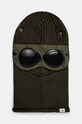 C.P. Company balaclava in lana Ski Mask verde 17CMAC301A005509A