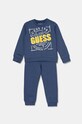 Dječja pamučna trenirka Guess pletivo mornarsko plava N4YG14.KA6R0.9BYH