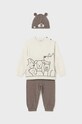 Mayoral komplet niemowlęcy drobny wzór beżowy 2546.3G.Baby.9BYH