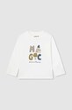 Mayoral komplet dresowy dziecięcy - longsleeve, bluza i spodnie 2819.3D.Baby.9BYH beżowy AW24