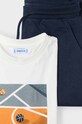 Băieți Mayoral set trening copii - longsleeve, hanorac și pantaloni 4880.5C.Mini.9BYH gri