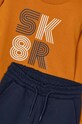 Dětská tepláková souprava Mayoral 4883.5E.Mini.9BYH oranžová AW24