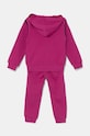 Dětská bavlněná tepláková souprava United Colors of Benetton 3J68GK00L.P.Seasonal růžová AW24
