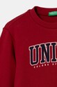 Chłopiec United Colors of Benetton dres bawełniany dziecięcy 3J68GK00K.P.Seasonal bordowy