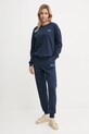 Bavlněná tepláková souprava Fila pletenina námořnická modř FPW4181