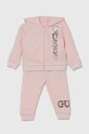 Guess trening din bumbac pentru bebelusi bumbac roz A4YG00.KA6R4.9BYH