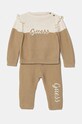Detská bavlnená súprava Guess bavlna béžová A4YG21.Z3FK0.9BYH
