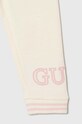 Дитячий бавовняний спортивний костюм Guess бежевий K4YG00.KA6R4.9BYH