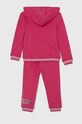 Guess dres bawełniany dziecięcy K4YG00.KA6R4.9BYH różowy AW24