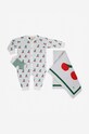 Комплект для младенцев Bobo Choses Cherry 224AB109 белый AW24