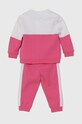 Guess set de bumbac pentru bebelusi H4YW00.KA6W4.G.9BYH roz AW24