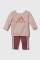 adidas dres niemowlęcy IG FLWR LEG SET dzianina różowy IV7387