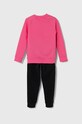 Dziewczynka adidas dres dziecięcy LK BOSOG FL IX7319 różowy