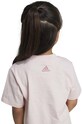 adidas komplet bawełniany dziecięcy LK BL CO T SET IX7326