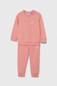 Детский спортивный костюм adidas Originals CREW SET трикотаж розовый IX9844