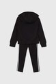 adidas Originals compleu copii HOODIE LEG SET IY2439 negru AW24