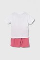 adidas Originals compleu copii SHORT TEE SET JE1612 roz AW24