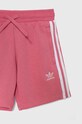 Dječji komplet adidas Originals SHORT TEE SET roza JE1612