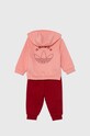Дитячий спортивний костюм adidas Originals HOODIE SET IY9538 рожевий AW24