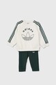adidas Originals dres niemowlęcy CREW LEGGING ST aplikacja biały JE0508