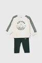 Спортивный костюм для младенцев adidas Originals CREW LEGGING ST аппликация белый JE0508