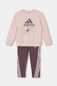 adidas komplet dziecięcy x Disney wzorzyste różowy JG1256