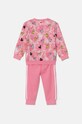 adidas Originals trening de bumbac pentru copii CREW SET JN4669 roz AW24