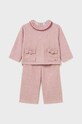 Комплект для немовлят Mayoral трикотаж рожевий 2550.4G.Baby.9BYH