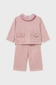 Комплект для младенцев Mayoral трикотаж розовый 2550.4G.Baby.9BYH