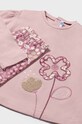 Mayoral komplet dziecięcy - bluzka, legginsy i opaska 2711.4H.Baby.9BYH różowy AW24