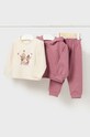 Mayoral set de trening pentru copii cu modele roz 2825.4G.Baby.9BYH